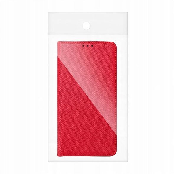 Kabura SMART CASE Book για MOTOROLA MOTO G PLAY 2025 κόκκινο