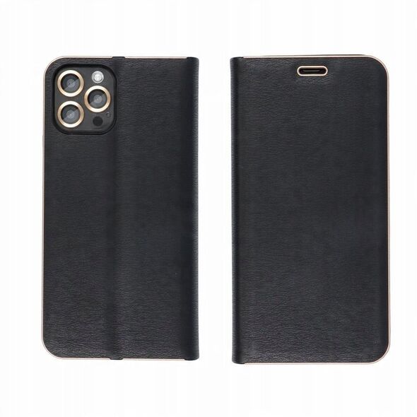 Θήκη LUNA Book Gold για XIAOMI Redmi Note 14 5G μαύρο