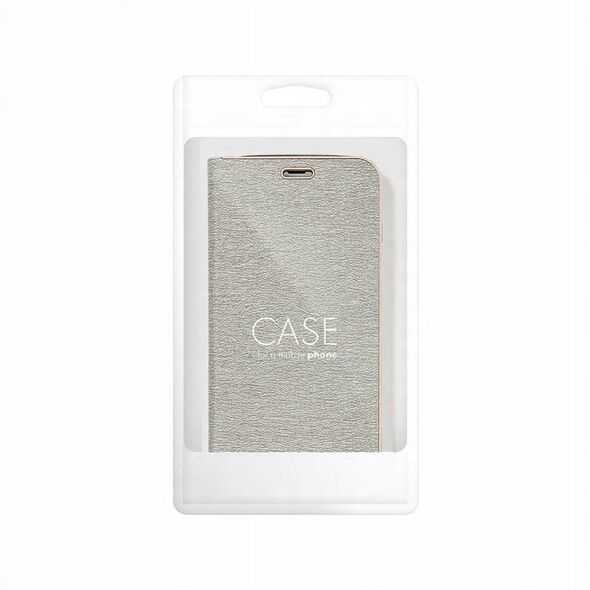 Θήκη LUNA Book Gold για το XIAOMI Redmi Note 14 5G ασημί