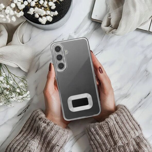 Θήκη GLAM για SAMSUNG A36 5G ασημί