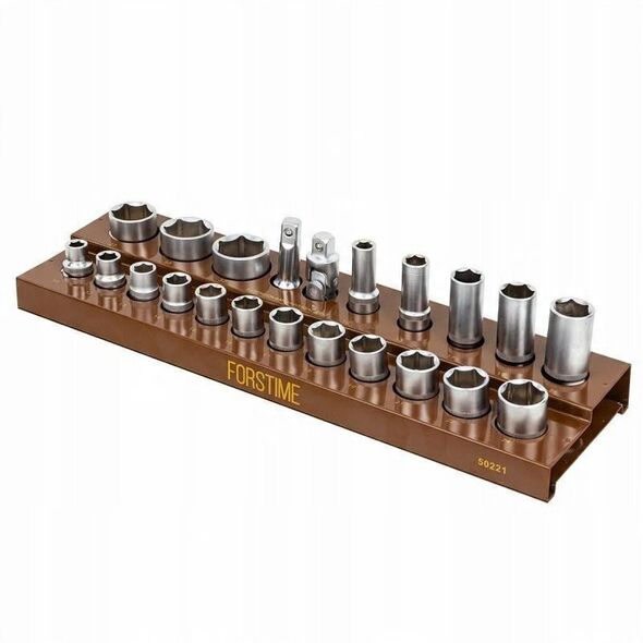 Σετ καρυδάκια 1/2" 22 τεμ. (6-γωνιακά)