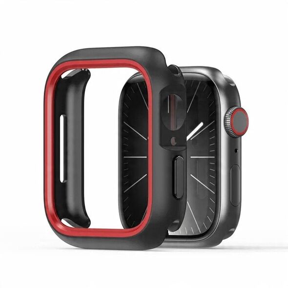 DUX DUCIS θήκη BAMO για Apple Watch σειρά 10 46 mm μαύρο κόκκινο