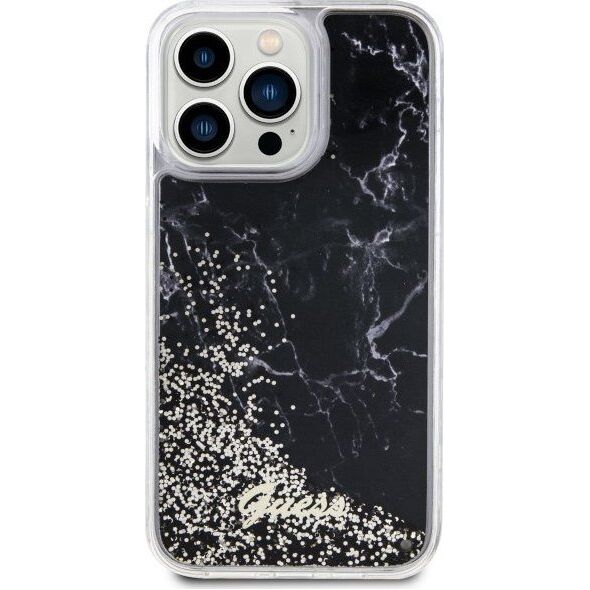 Guess Etui Guess GUHCP14XLCSGSGK Apple iPhone 14 Pro Max czarny/black hardcase Liquid Glitter Marble
