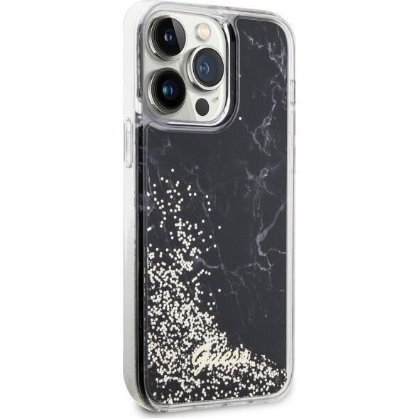 Guess Etui Guess GUHCP14XLCSGSGK Apple iPhone 14 Pro Max czarny/black hardcase Liquid Glitter Marble