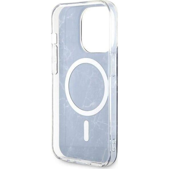 Guess Oryginalne Etui IPHONE 14 PRO MAX Guess Hardcase Marble MagSafe (GUHMP14XPCUMAK) czarne