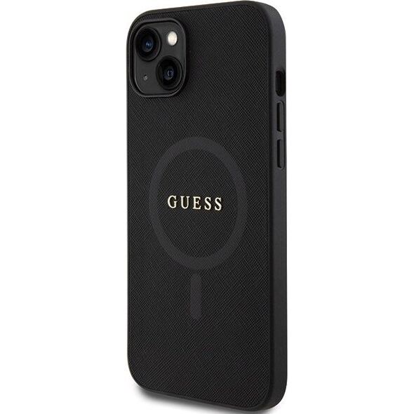 Guess Guess GUHMP15MPSAHMCK iPhone 15 Plus 6.7" czarny/black hardcase Saffiano MagSafe