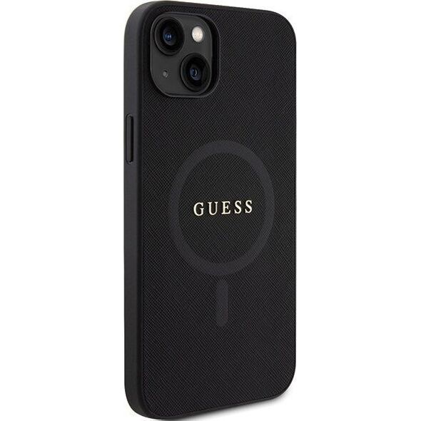 Guess Guess GUHMP15MPSAHMCK iPhone 15 Plus 6.7" czarny/black hardcase Saffiano MagSafe