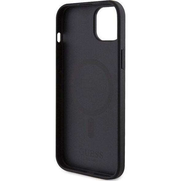 Guess Guess GUHMP15MPSAHMCK iPhone 15 Plus 6.7" czarny/black hardcase Saffiano MagSafe