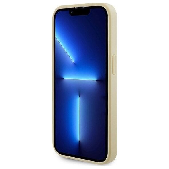 Guess Guess GUHMP15XPSAHMCB iPhone 15 Pro Max 6.7" złoty/gold hardcase Saffiano MagSafe