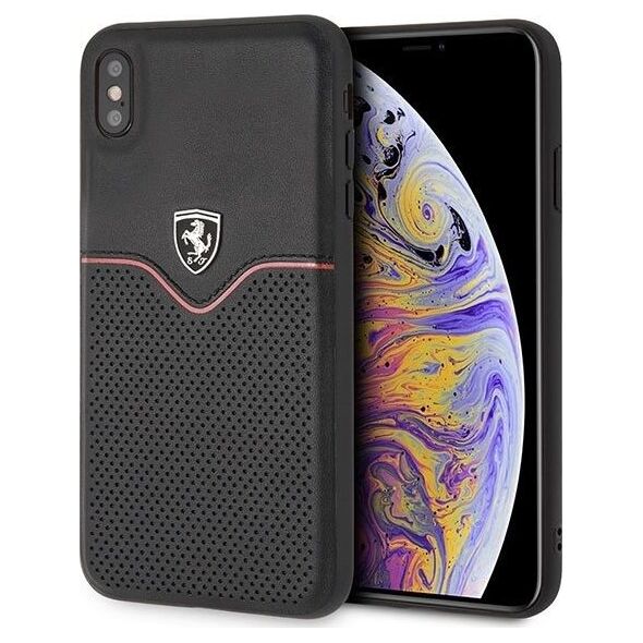 Ferrari Ferrari Hardcase FEOVEHCI65BK iPhone Xs Max black/czarny Off Track Victory uniwersalny