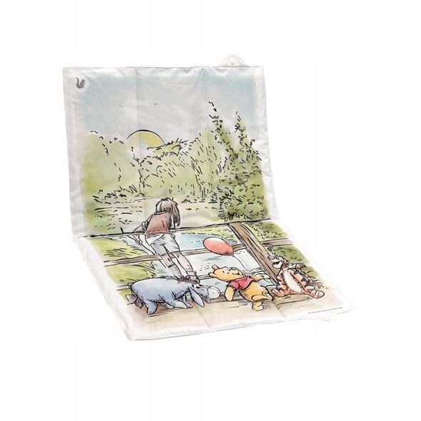 Χαλί ταξιδιού Antek "Winnie the Pooh" ξεδιπλωμένο 70x50x5cm διπλωμένο 29x13x5cm λευκό 4052396073256