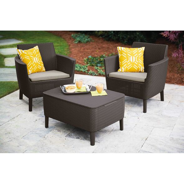 Σετ επίπλων κήπου Salemo Balcony Set καφέ 8711245158655
