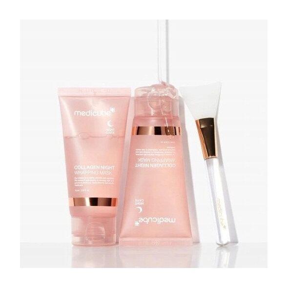 Medicube - Collagen Night Wrapping Peel Off Mask - Firming Night Mask - 75ml