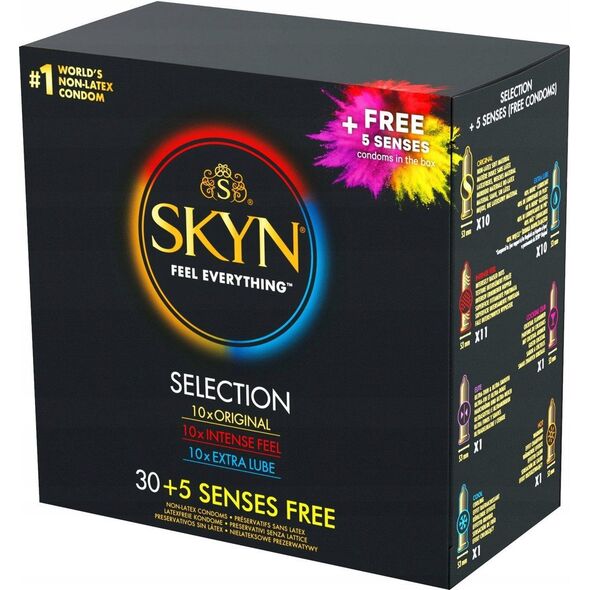 Επιλογή SKYN 30 + 5 τεμ Senses κουτί προφυλακτικών