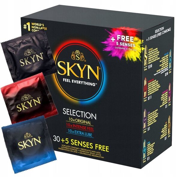 Επιλογή SKYN 30 + 5 τεμ Senses κουτί προφυλακτικών
