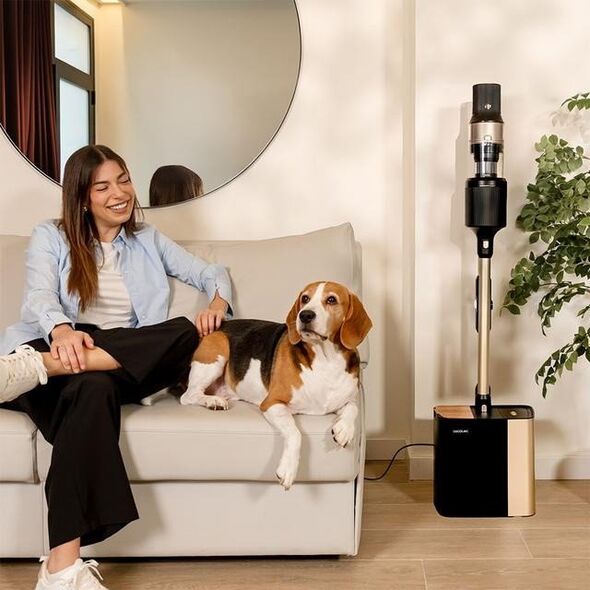 Cecotec Conga Rockstar 5500 Hurricane Station Pet Flex Odkurzacz pionowy ze stacją czyszczącą