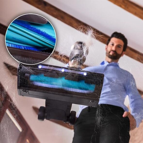 Cecotec Conga Rockstar 5500 Hurricane Station Pet Flex Odkurzacz pionowy ze stacją czyszczącą