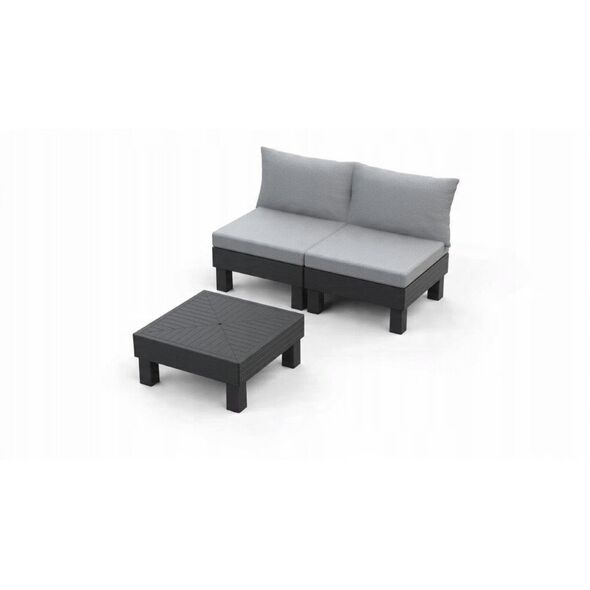 Σετ επίπλων μπαλκονιού Elements Balcony Set γκρι/ανοιχτό γκρι 8711245158013