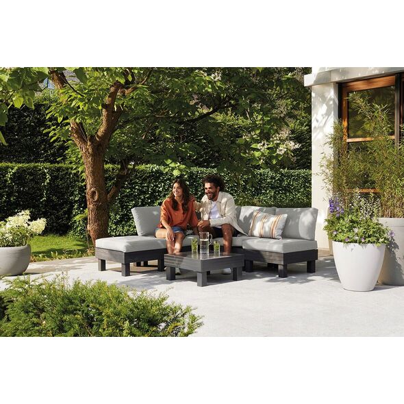 Διθέσιος καναπές Elements 2 Seater γκρι/ανοιχτό γκρι 8711245158037