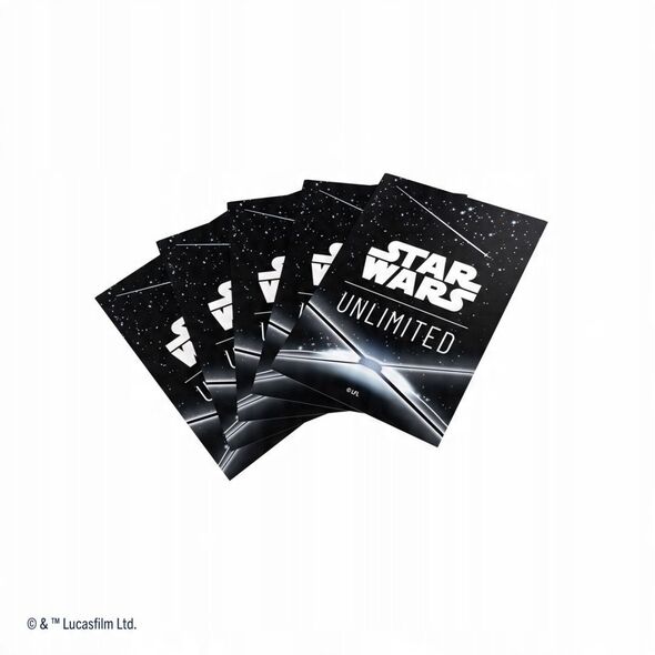 Gamegenic: Star Wars Unlimited - Art Sleeves - Κάρτα Πίσω Μαύρο