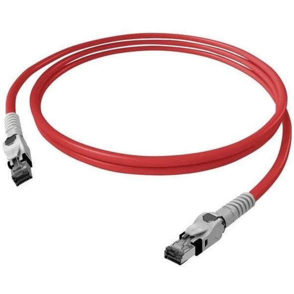 Καλώδιο crossover Easylan VarioBoot Cat.6A, S/FTP, κόκκινο, 1 m