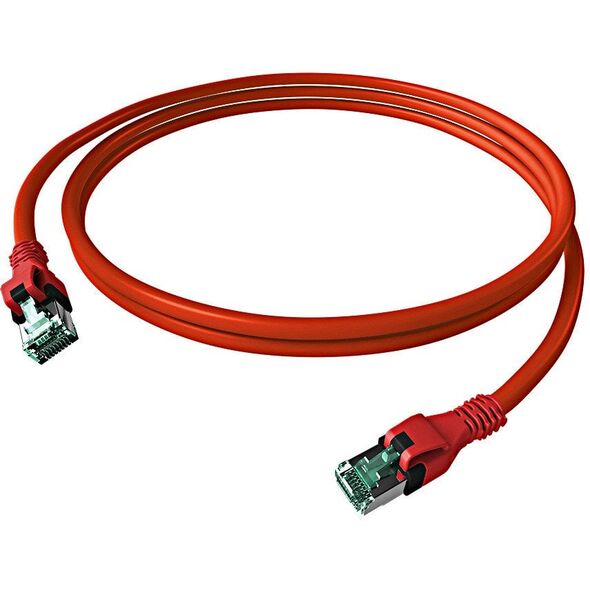 Καλώδιο Patch EasyLan DualBoot® PushPull Cat.6A (Κατηγορία EA), S/FTP, RJ45 / RJ45, κόκκινο, 10 m