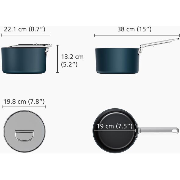Joseph Joseph Space 19cm Non-Stick Coating