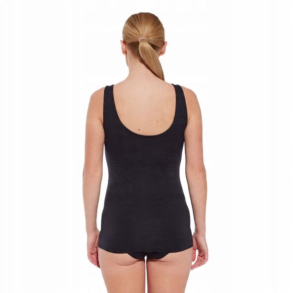 Γυναικείο αμάνικο μπλουζάκι COMFORT MERINO μαύρο S
