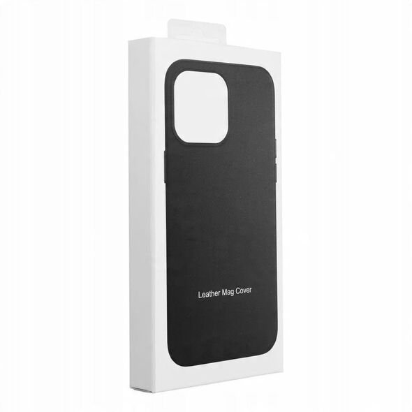 Δερμάτινη Θήκη MAG COVER συμβατή με MagSafe για SAMSUNG S25 μαύρο