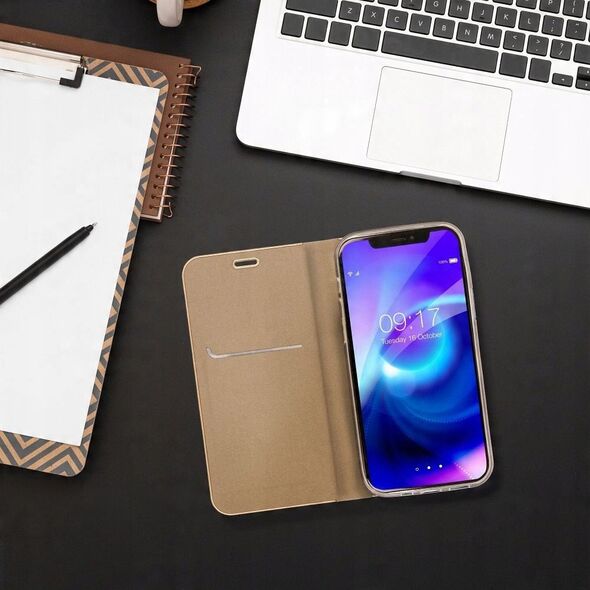 Θήκη LUNA Book Gold για SAMSUNG S25 Plus χρυσό