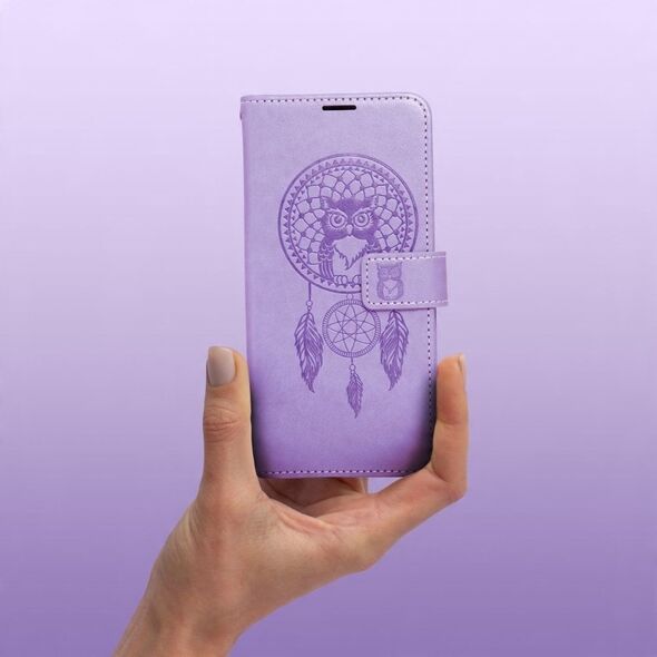 Θήκη MEZZO Book για SAMSUNG S25 ονειροπαγίδα μοβ