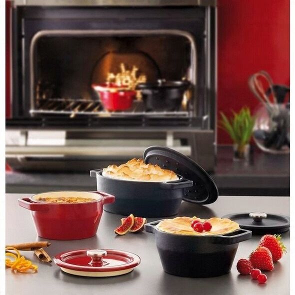 Κατσαρόλα 2.2L PYREX στρογγυλή από χυτοσίδηρο/Ø20cm/κόκκινο 3426470022750