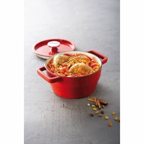 Κατσαρόλα 2.2L PYREX στρογγυλή από χυτοσίδηρο/Ø20cm/κόκκινο 3426470022750