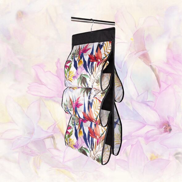 Κρεμαστή θήκη οργάνωσης για 5 τσάντες Floral Beauty 8000303311348