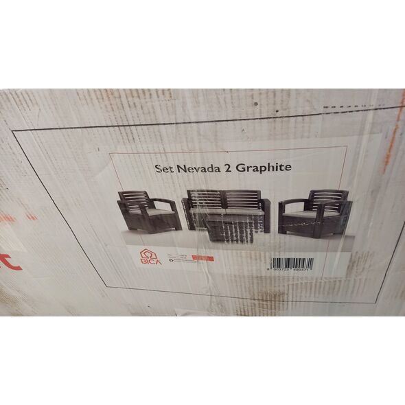 Σετ επίπλων κήπου Set Nevada 2 γκρι 8003723490471
