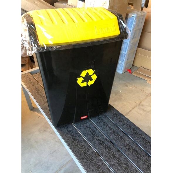 Κάδος απορριμμάτων 50L κίτρινος 8411801218945