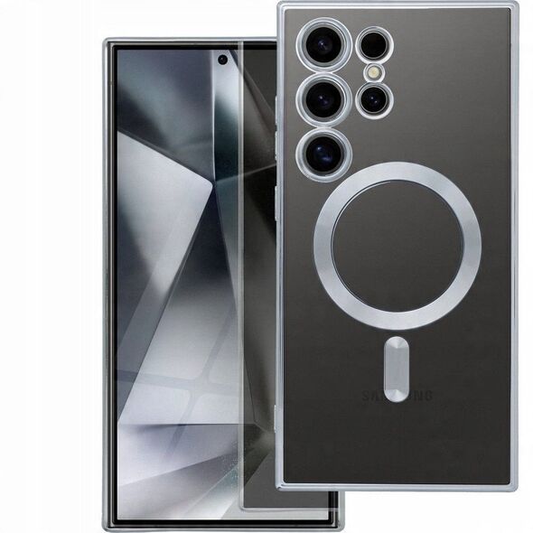Θήκη ELECTRO MAG COVER συμβατή με MagSafe για SAMSUNG A35 ασημί
