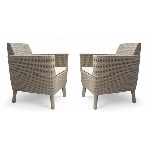 Καρέκλες κήπου 2 τεμ. Salemo Duo besi 8711245158846