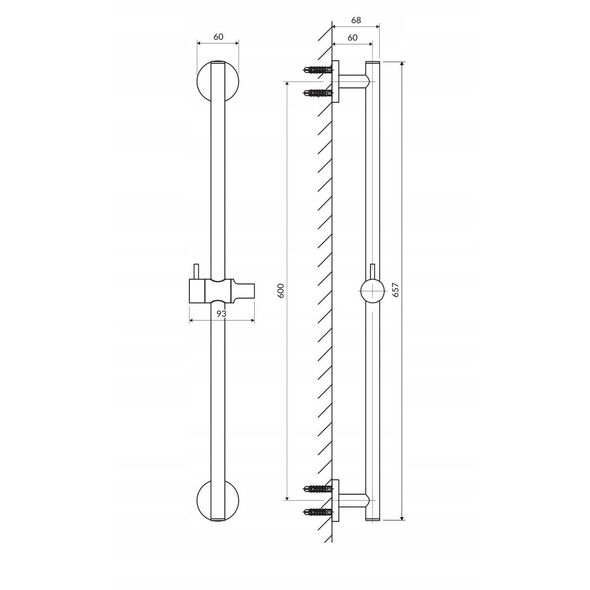 ΣΤΗΛΗ ΝΤΟΥΣ 66 CM ΧΡΥΣΗ