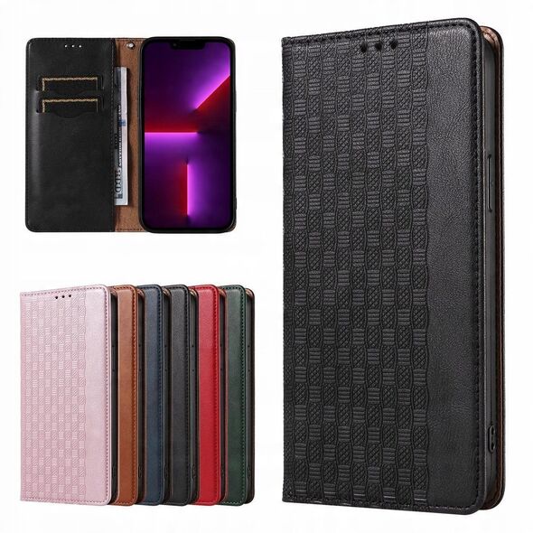 Θήκη Magnet Strap etui iPhone 14 Plus pokrowiec z klapką portfel mini smycz podstawka czarne