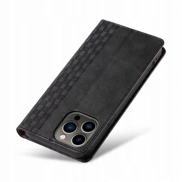 Θήκη Magnet Strap etui iPhone 14 Plus pokrowiec z klapką portfel mini smycz podstawka czarne