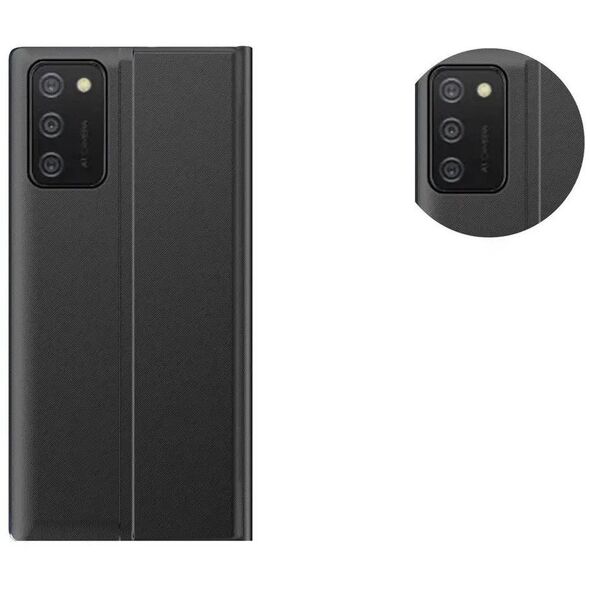 New Sleep Case θήκη με καπάκι με λειτουργία βάσης Samsung Galaxy A03s (166,5) μπλε
