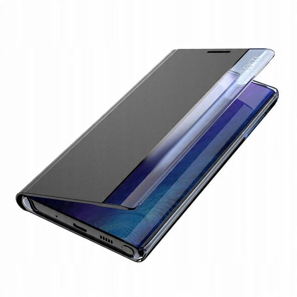 Θήκη Sleep Case με κάλυμμα τύπου Smart Cover Samsung Galaxy A22 4G μαύρο