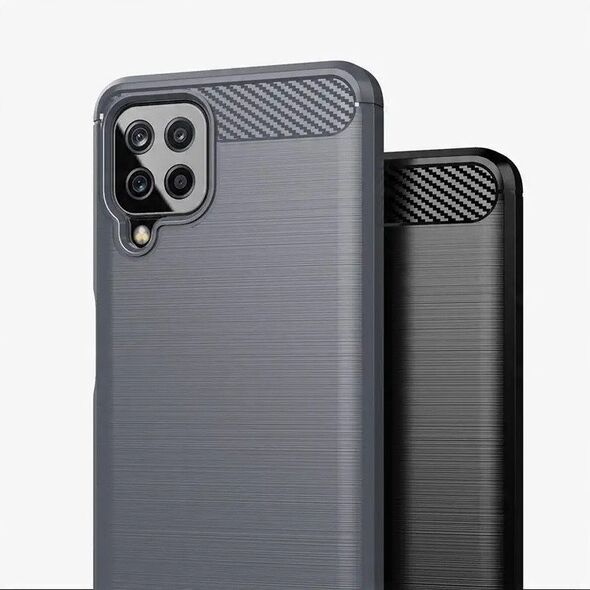 Carbon Case ελαστική θήκη Samsung Galaxy A22 4G μαύρη