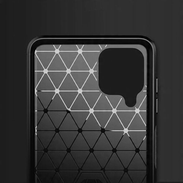 Carbon Case ελαστική θήκη Samsung Galaxy A22 4G μαύρη