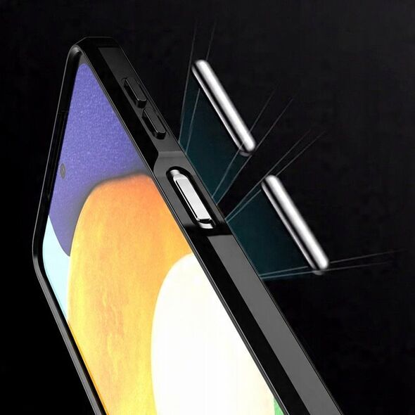 Carbon Case ελαστική θήκη Samsung Galaxy A22 4G μαύρη