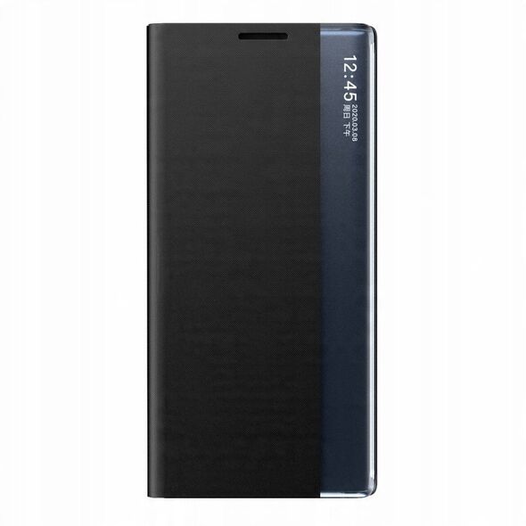 New Sleep Case θήκη με καπάκι με λειτουργία βάσης Samsung Galaxy A03s (166,5) μαύρο