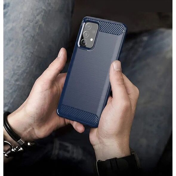 Ελαστική θήκη Carbon Case Samsung Galaxy A72 4G μπλε