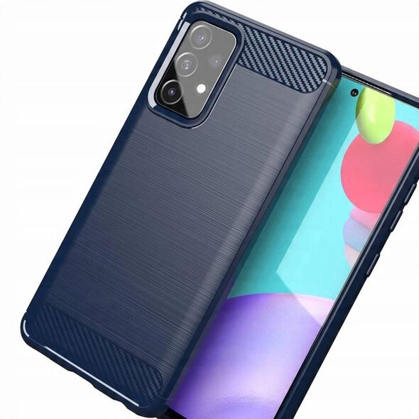 Ελαστική θήκη Carbon Case Samsung Galaxy A72 4G μπλε