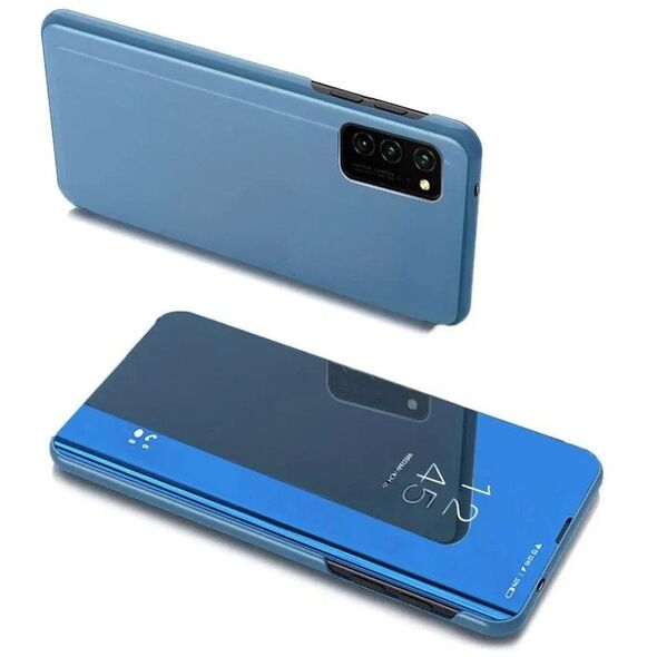 Θήκη Clear View Case με καπάκι Samsung Galaxy A03s (166,5) μπλε